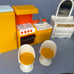 Lot of 11 pieces of 1970s Vintage Fisher Price Doll House Furniture