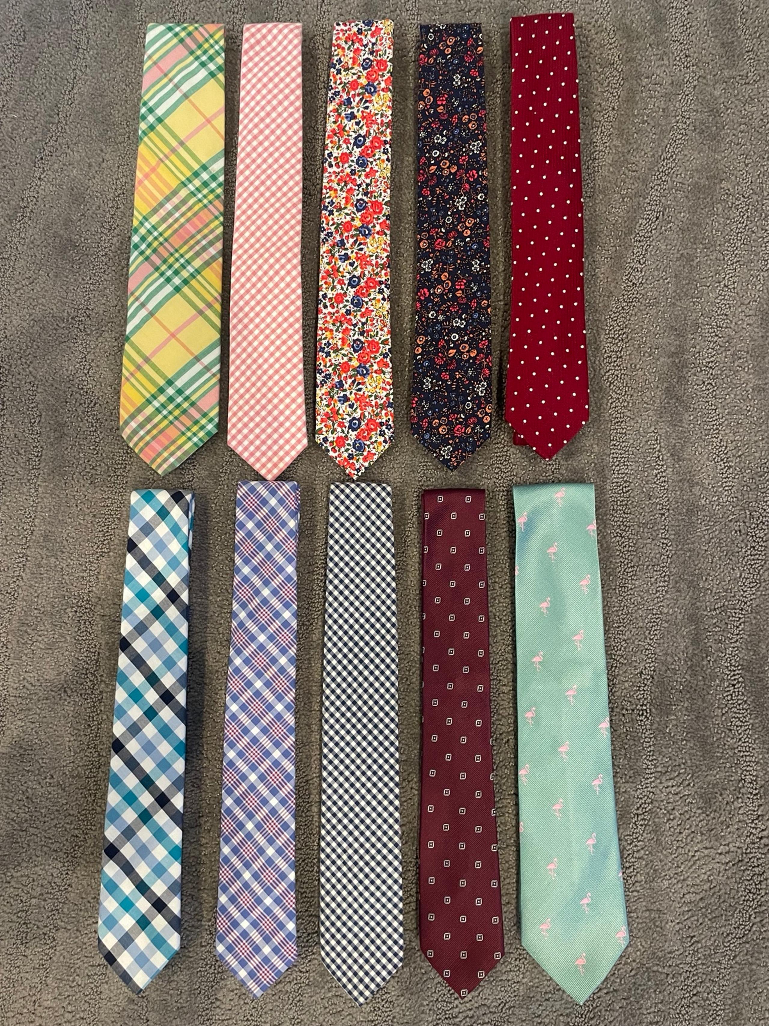 10 Pack - Vintage J.Crew Ties