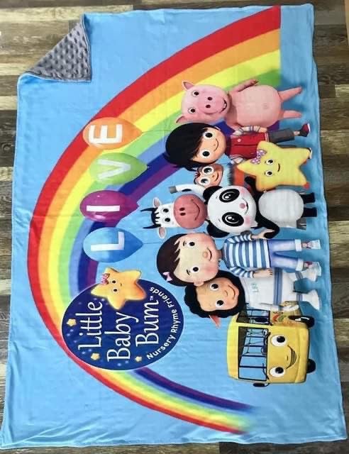 Little baby bum minky blanket