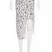 HELMUT LANG Asymmetrical Twist Knot STRATA SKIRT Print Jersey USA ( L )