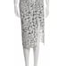 HELMUT LANG Asymmetrical Twist Knot STRATA SKIRT Print Jersey USA ( L )