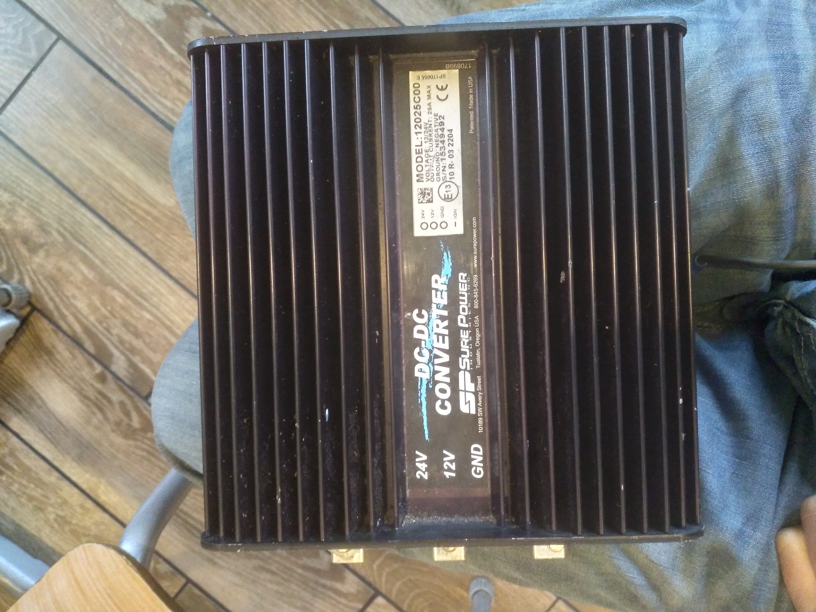 Sure Power, Converter, 12 VDC Input, 24 VDC Output, 25