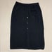 Vintage Black Knit Wool Skirt Women’s Medium Academia Librarian Pencil Straigh