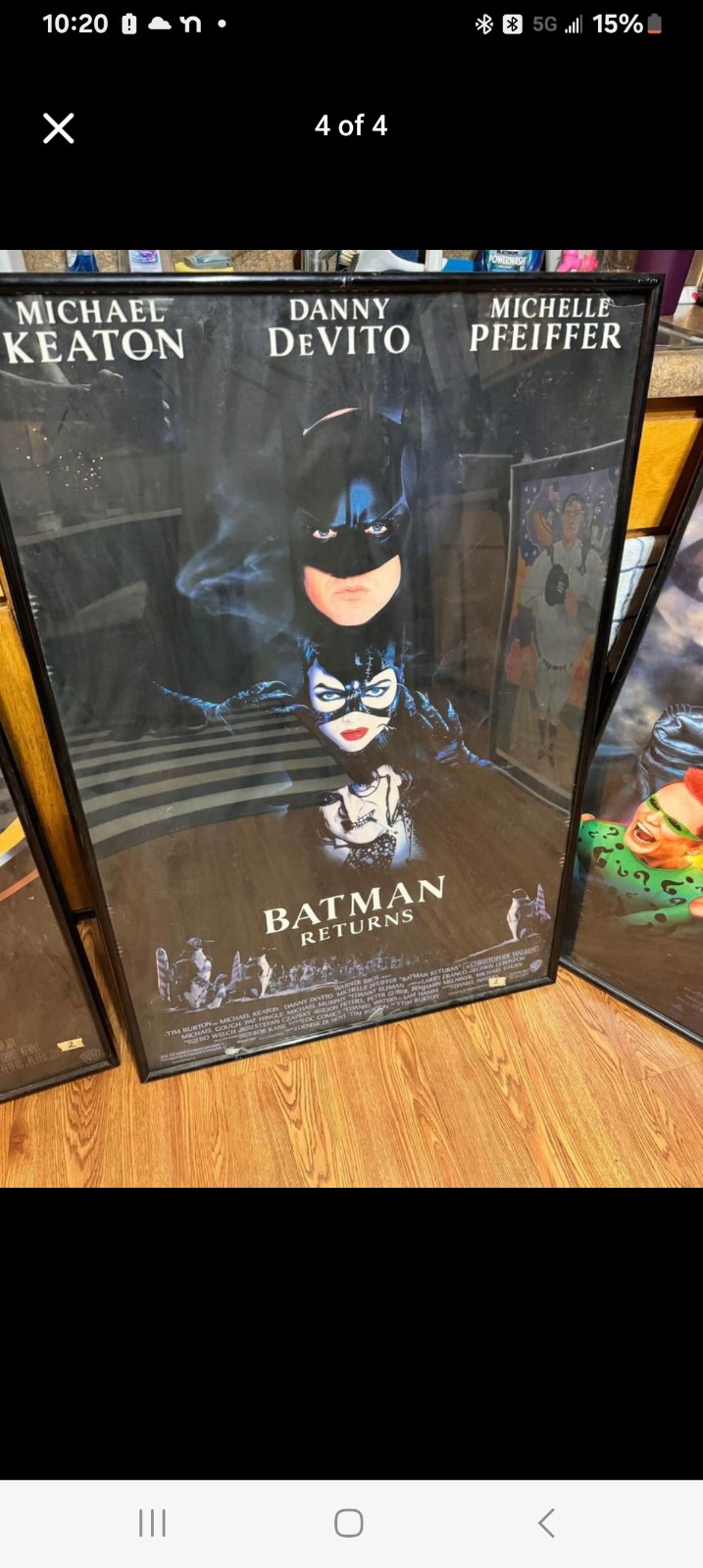 Batman trilogy, jumbo posters in frame 3 posters
