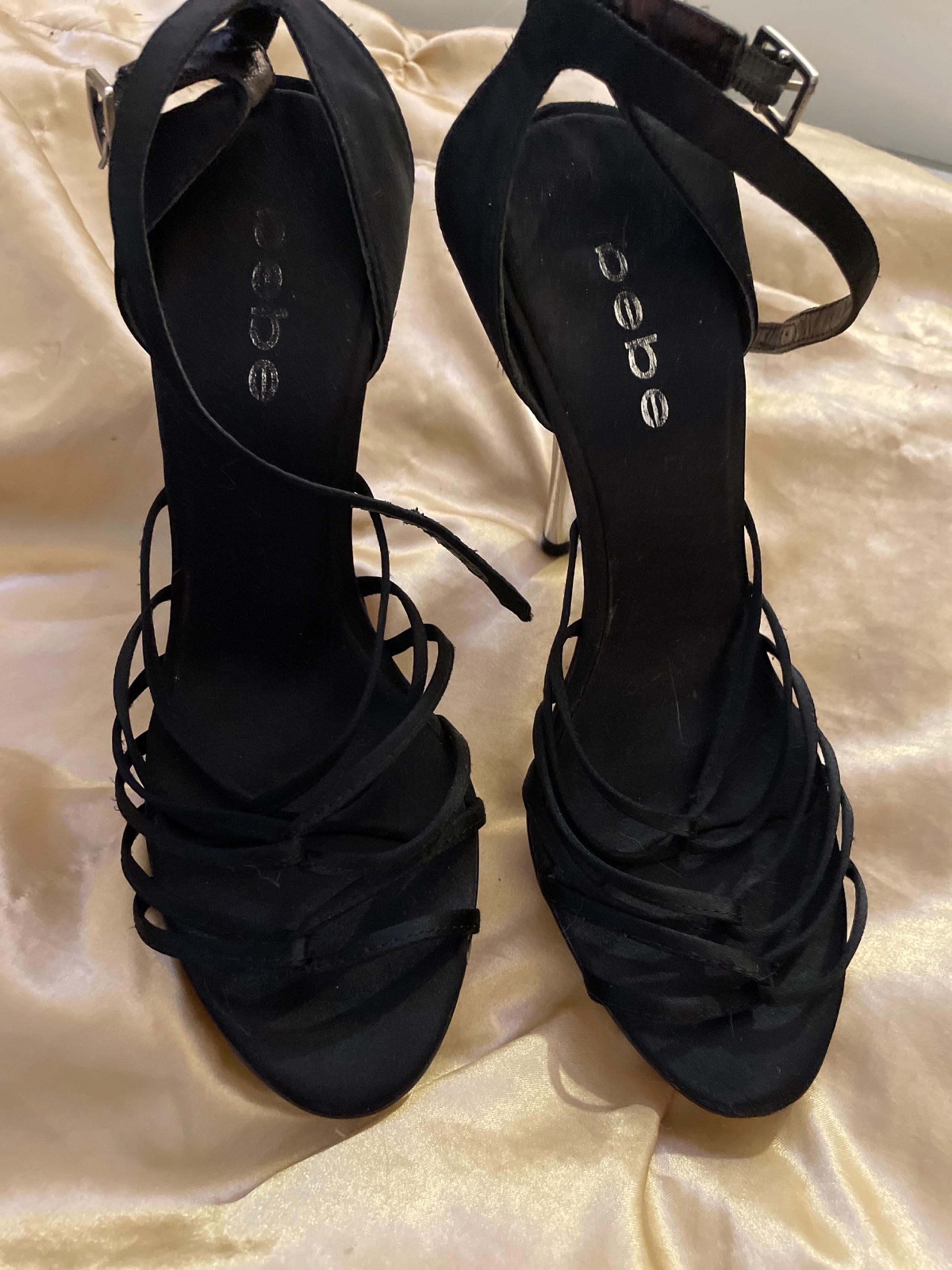 Bebe satin heels