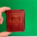 Antique 1920 Book Miniature Library LANCELOT AND ELAINE Little Leather Library