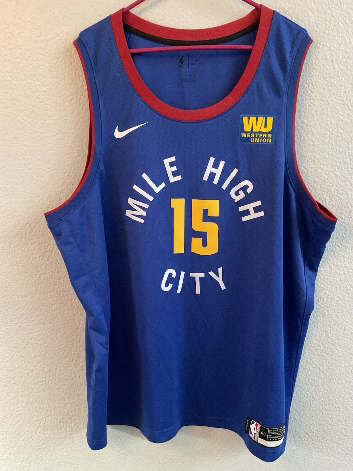 Nikola Jokic Denver Nuggets Nike Swingman City Edition Jersey 3XL