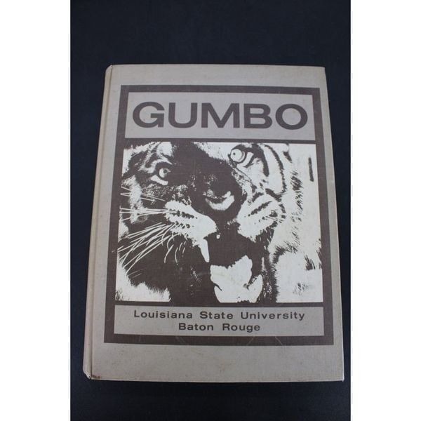 1977 LSU Louisiana State University Annual GUMBO YEARBOOK Hardcover Tigers