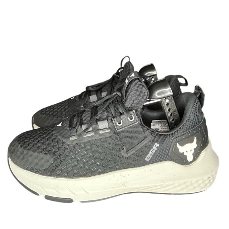 Womens Under Armour Project Rock BSR 4 3027345-001 Mesh Sneaker Size 9.5 Gray