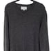 LUCKY BRAND MENS CHARCOAL HEATHERED SWEATER