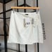 ZARA JEWEL PEARL BUCKLE DRAPED MINI SKIRT WHITE - XL