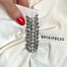 ZARA JEWEL PEARL BUCKLE DRAPED MINI SKIRT WHITE - XL