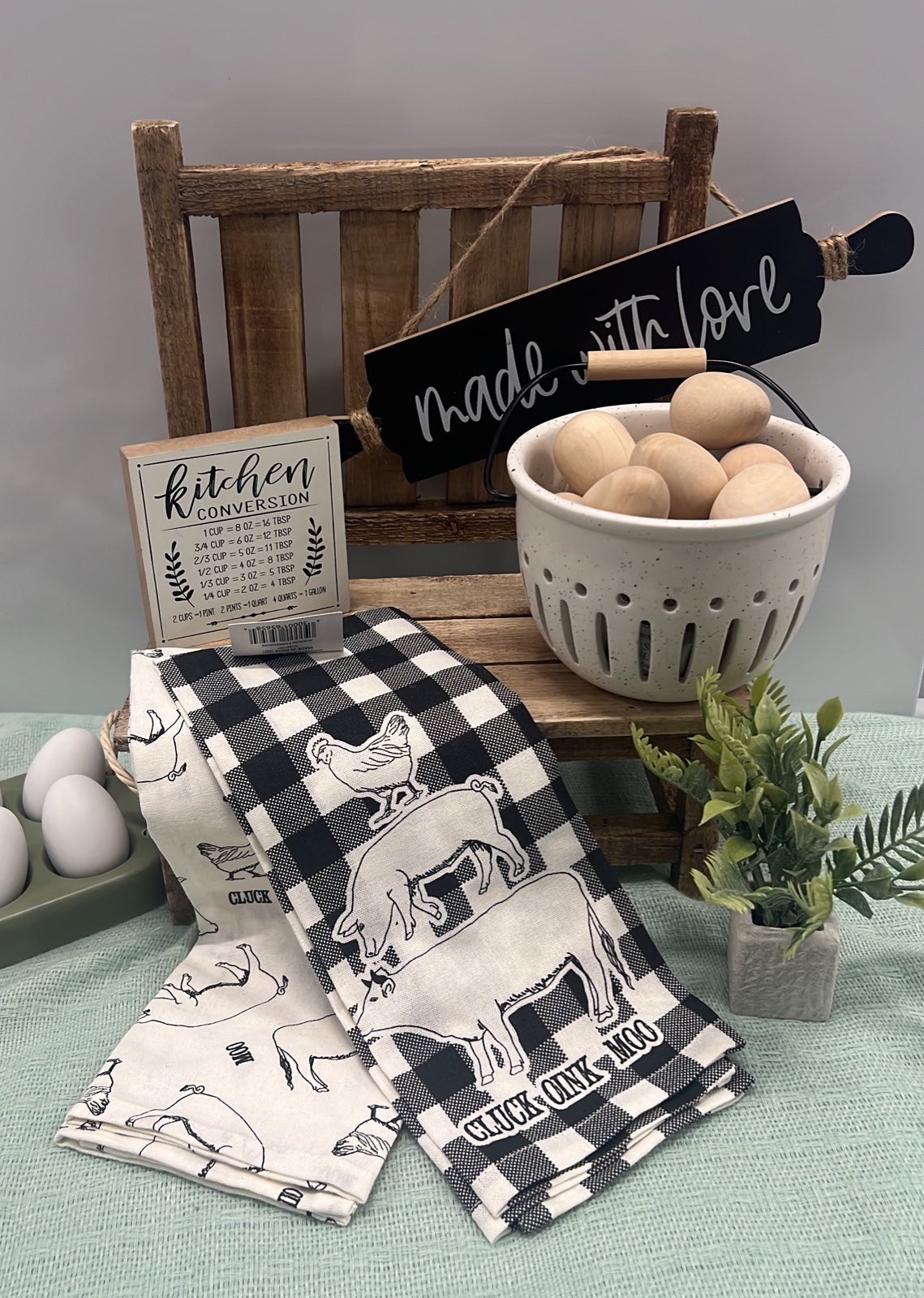 Farmhouse Kitchen Decor 11Pcs