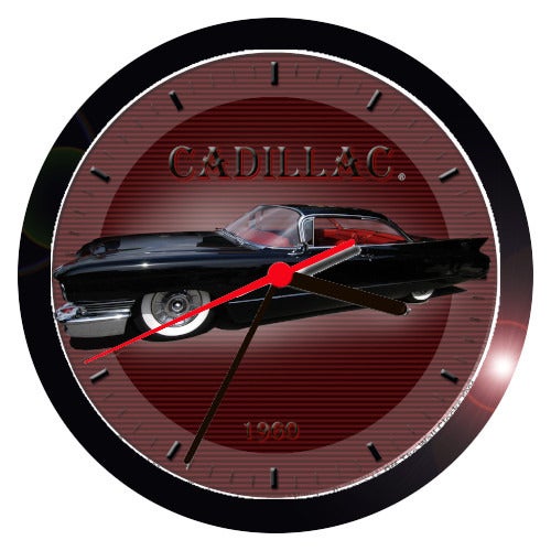 1960 CADILLAC 2 DOOR Coupe De Ville WALL CLOCK