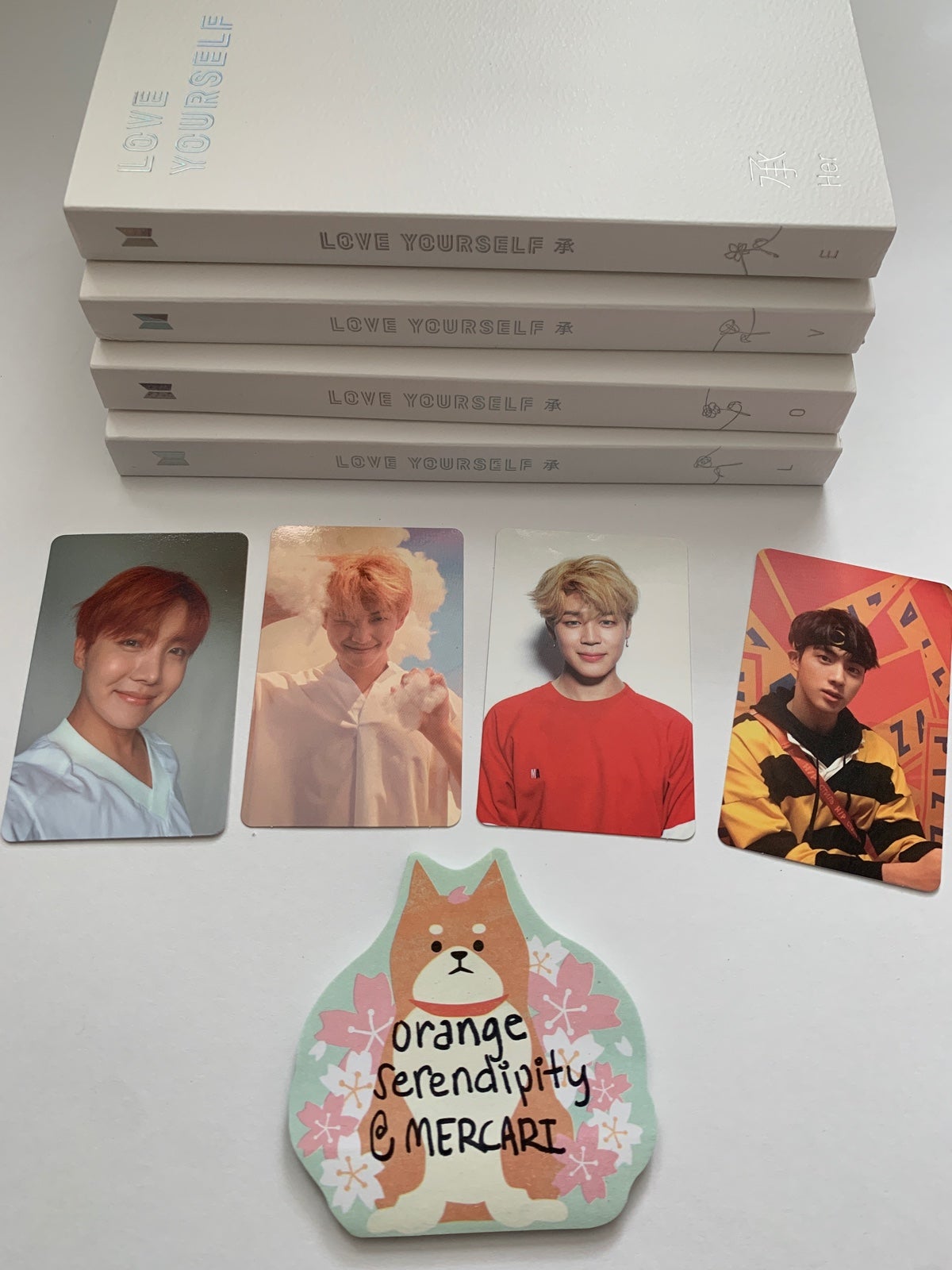 bts love yourself her album set w/ photocards