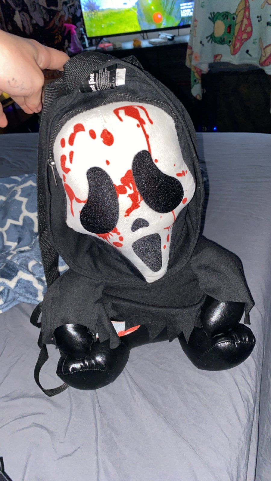 Ghostface plush bag