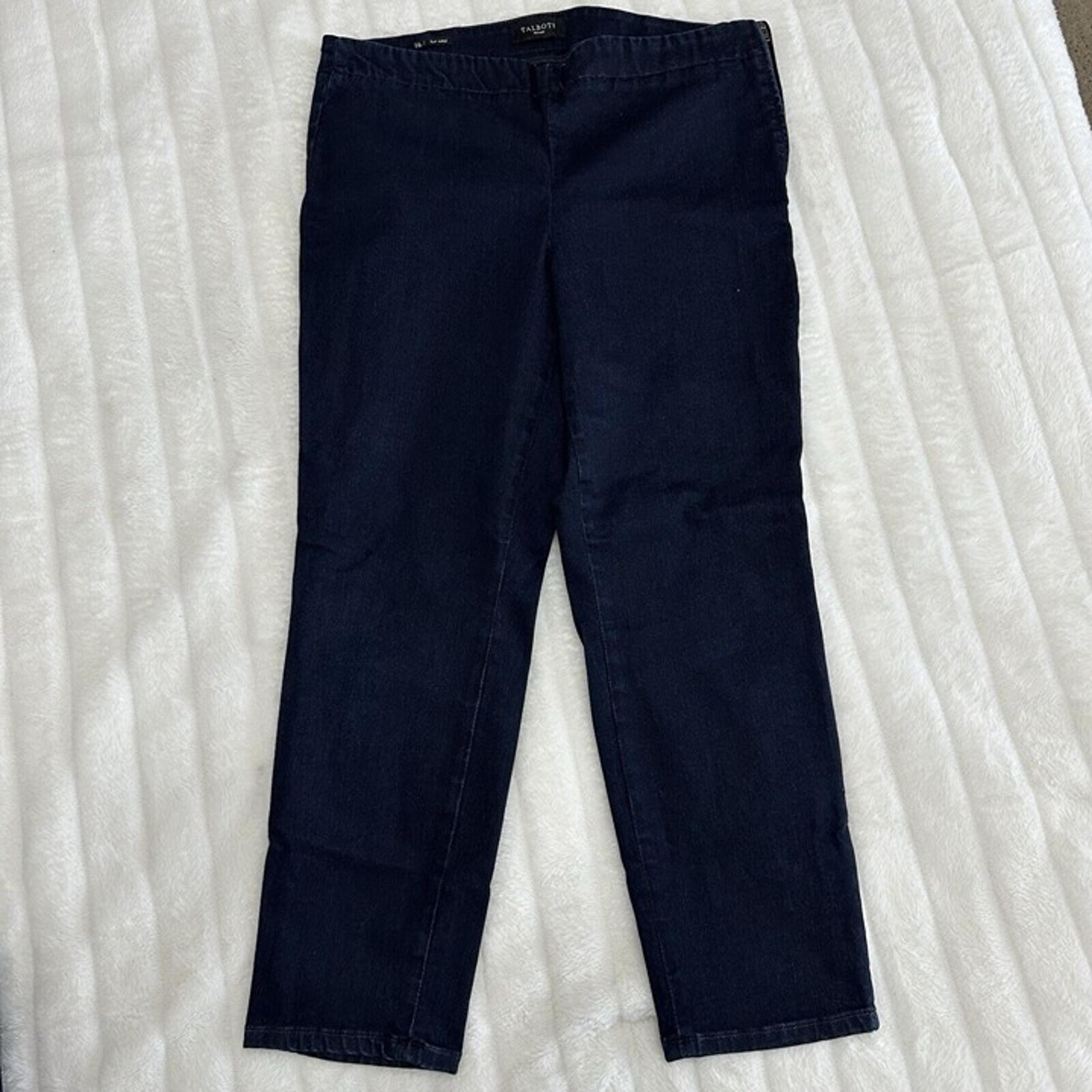 Talbots 14p Slim Ankle Dark Blue Women’s Jeans