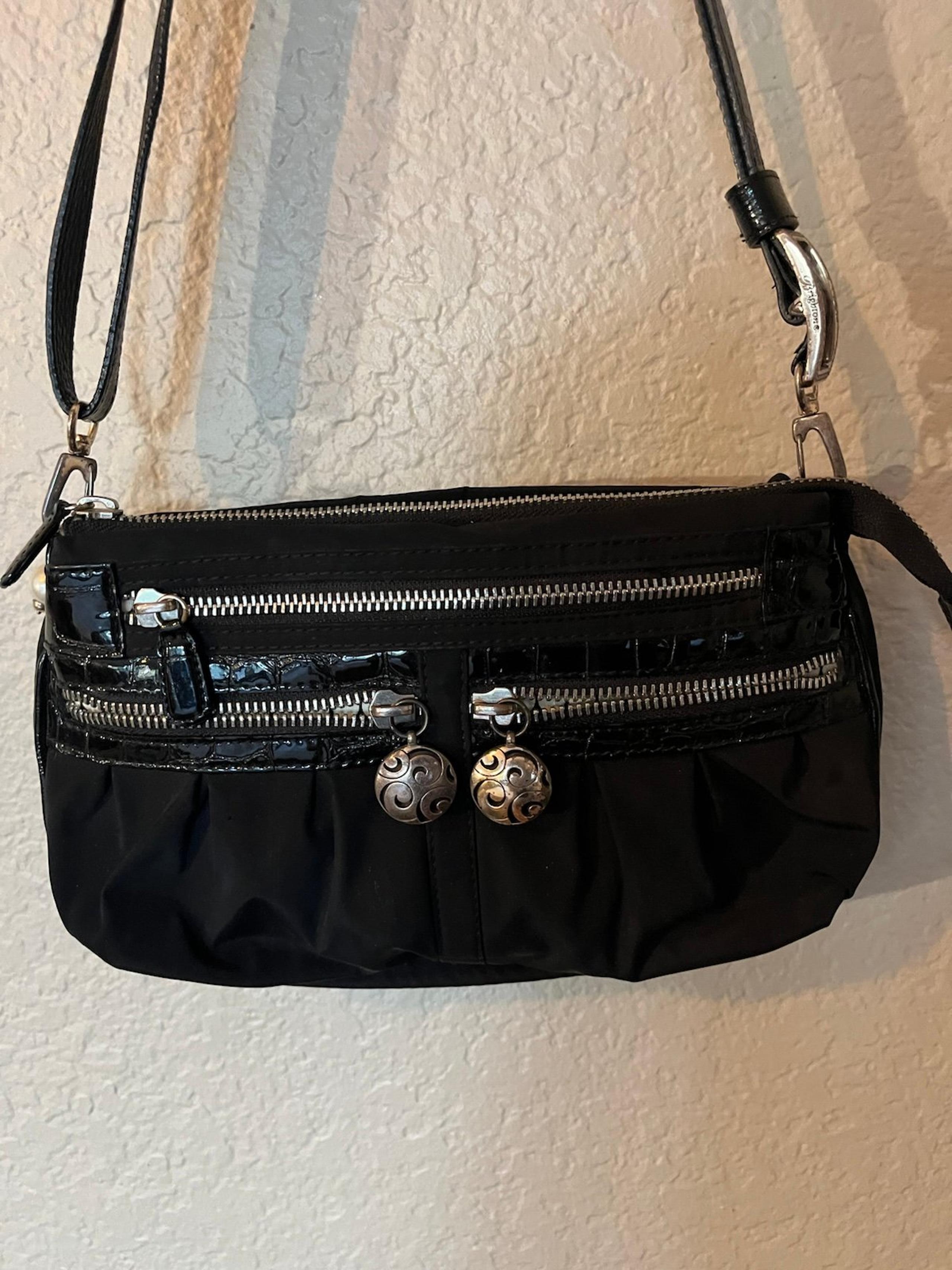 Brighton Twister Go Go Small Pouch Nylon Crossbody Handbag