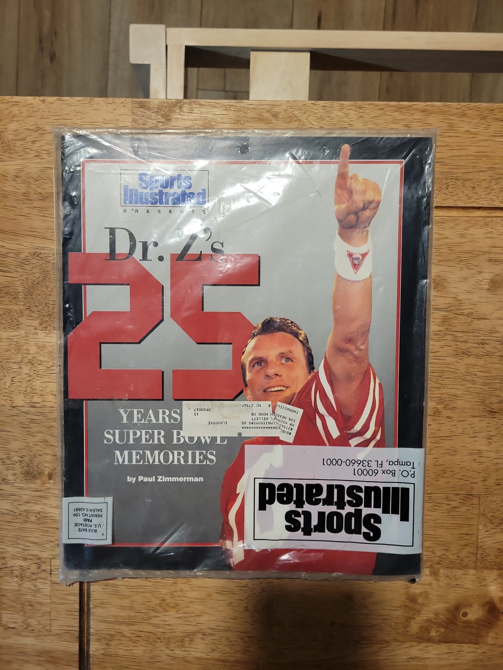 Sports Illustrated Dr. Z’s 25 Years Of Super Bowl Memories Magazine MINT