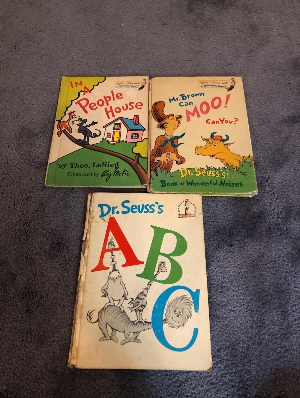 Two vintage Dr. Seuss books