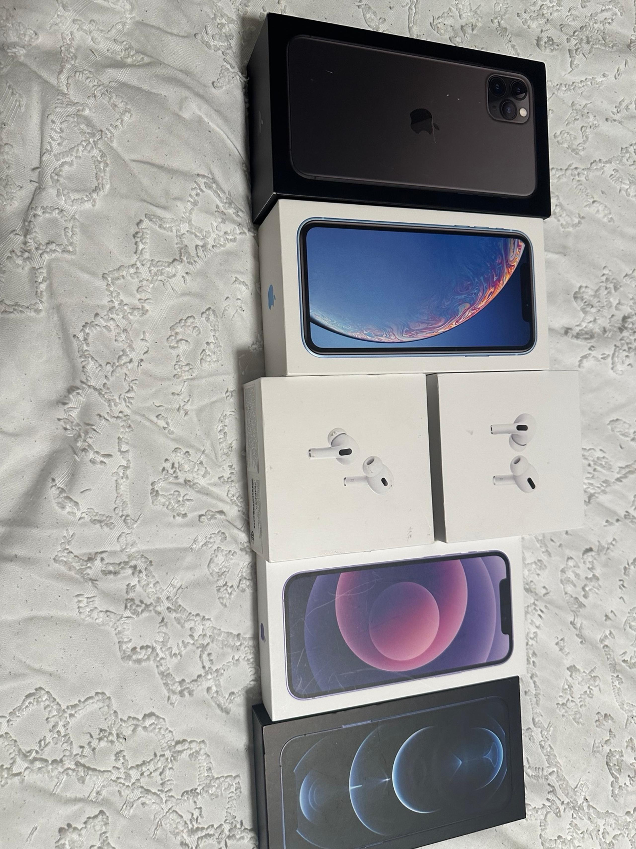 Empty Iphone and Airpod  Boxes