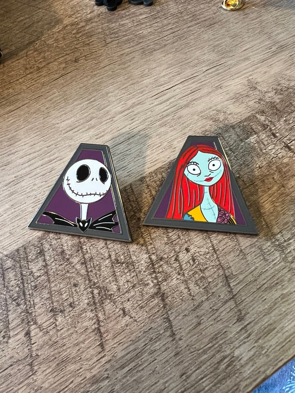 2025 Nightmare Before Christmas Mystery Box - Sally and Jack Skellington Pins