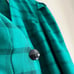 Vintage 80’s green plaid button tailored blazer jacket