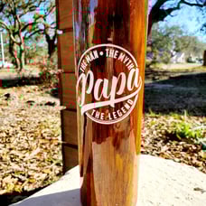 Woodgrain customizable tumblers