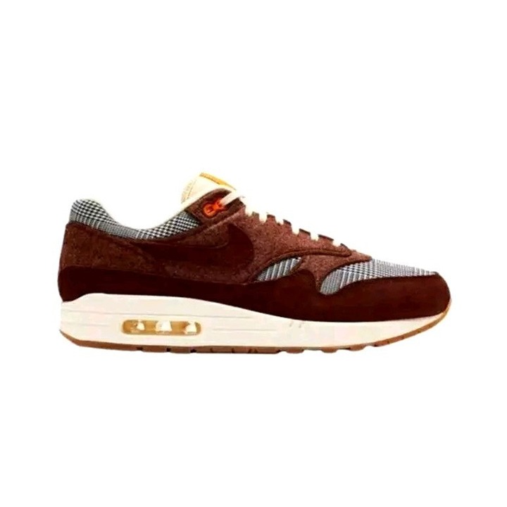 Nike Air Max 1 Houndstooth Sneaker CT1207-200 Low Top Mens Shoe US 11.5