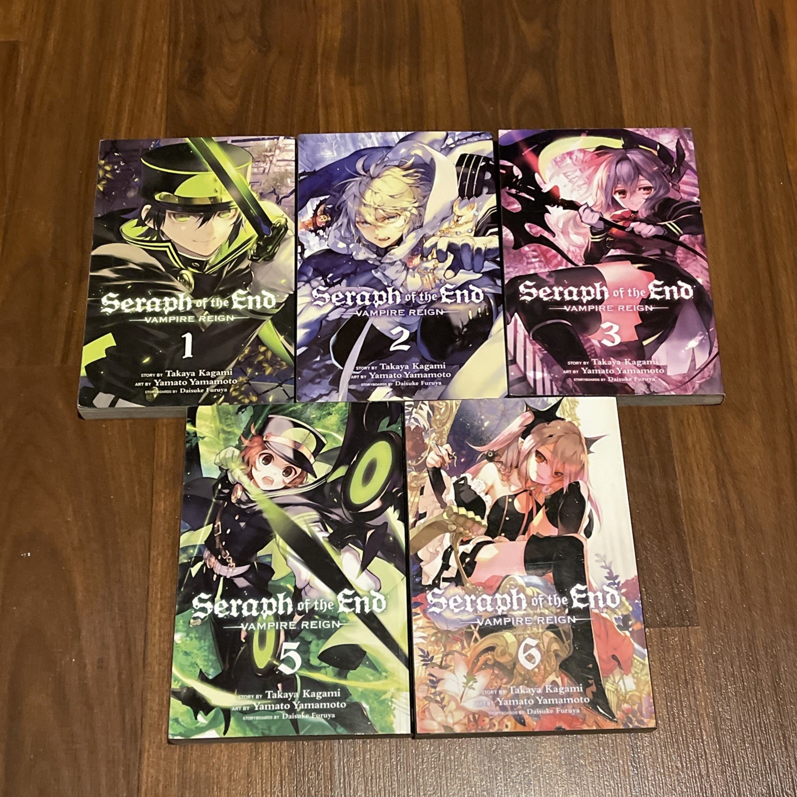 5 Lot Seraph of the End Vampire Reign Manga Books Vol 1 2 3 5 6 Anime & Posters