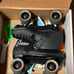 Vintage Riedell Carrera Speed Roller Skates Size 7 Mens BLACK Model 105B