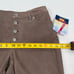 Vintage Route 66 Pants Size 29 Brown Leather Button Fly Bootcut Western Y2K NWT