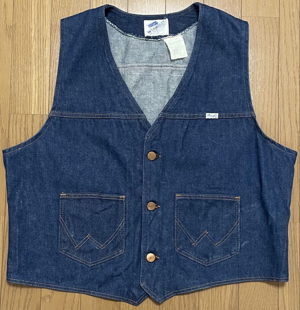 80s Wrangler Denim Vest Made in USA