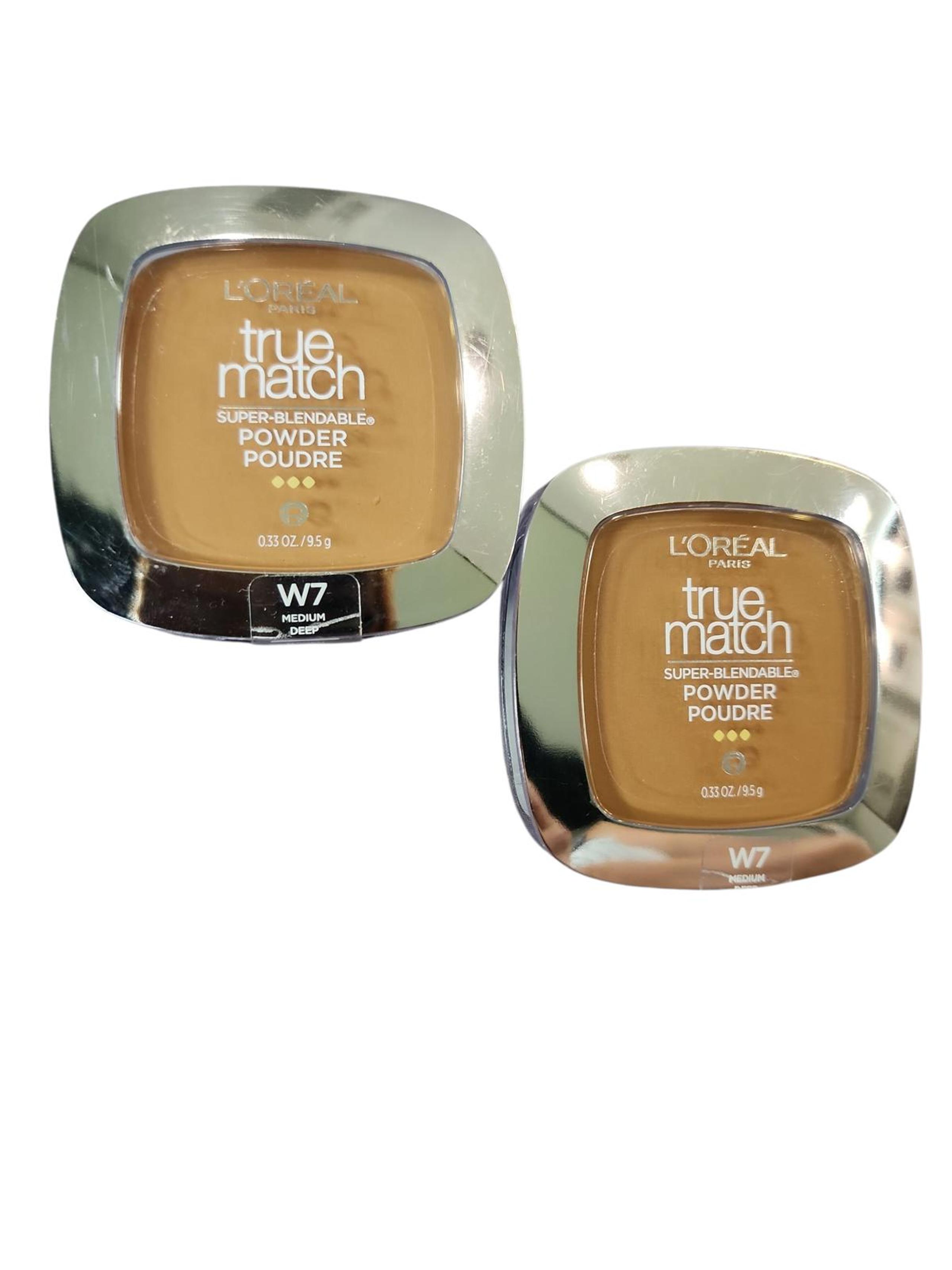 L'Oreal True Match Super Blendable Powder Foundation- W7 Medium Deep
