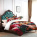 YIYI SMILE Anime Japanese Duvet Cover Set Bedding Set Comforter Cover Queen