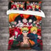 YIYI SMILE Anime Japanese Duvet Cover Set Bedding Set Comforter Cover Queen