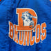 Vintage Apex One Pro Line NFL Denver Bronco 1/2 Zip Jacket Coat Mens Medium
