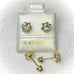Solid 14K Gold Diamond Baby Earrings