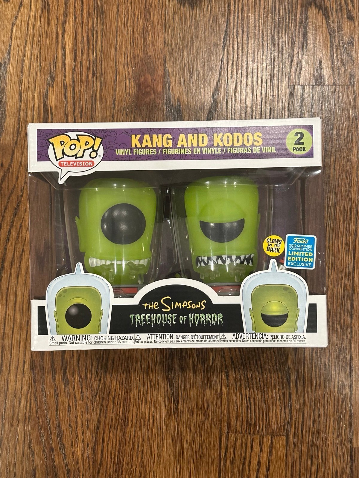 Kang and Kodos Funko 2 Pack / Pop Protector
