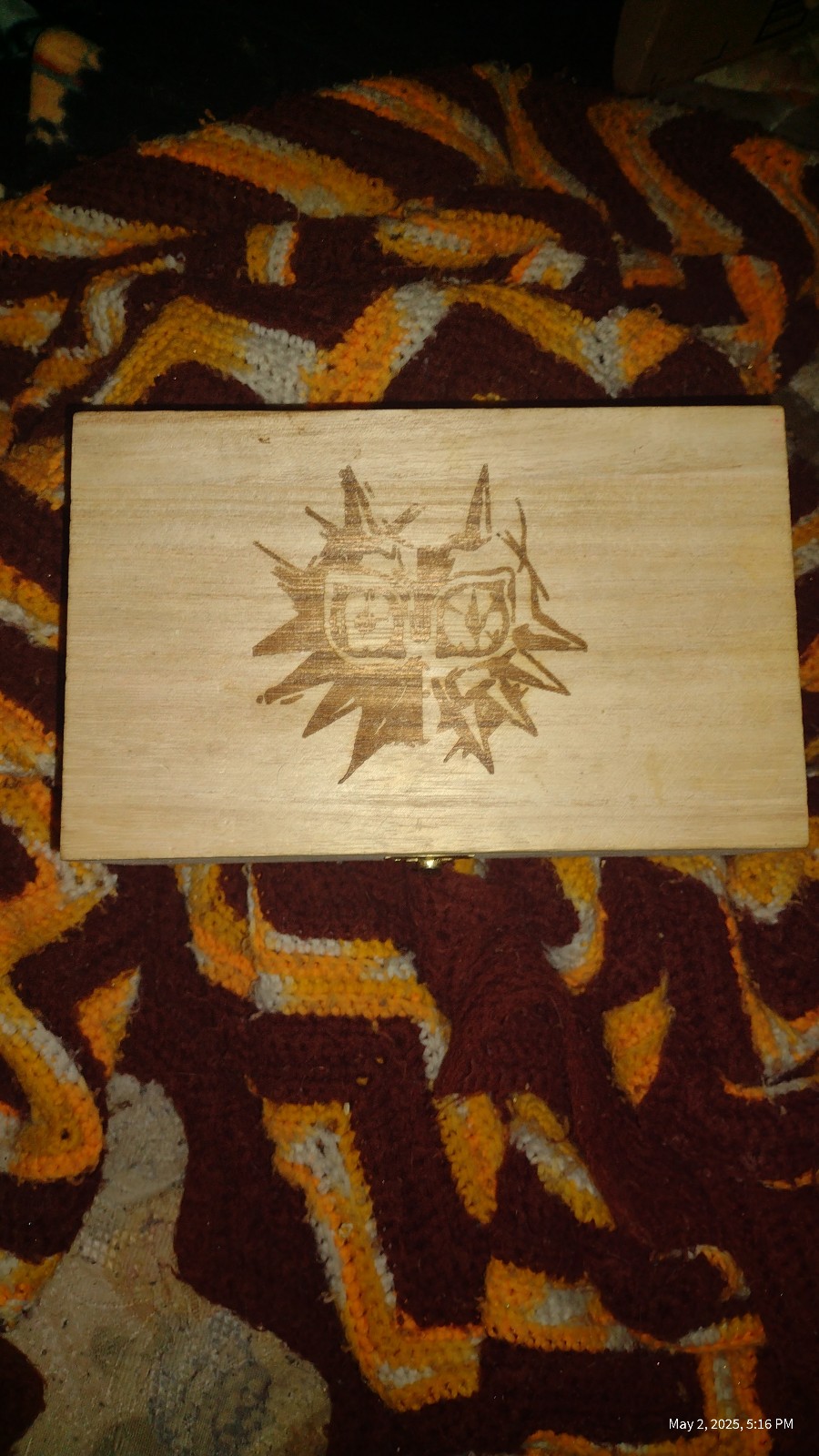 Handmade wooden Legend of Zelda box