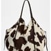 Zara satin effect tote bag