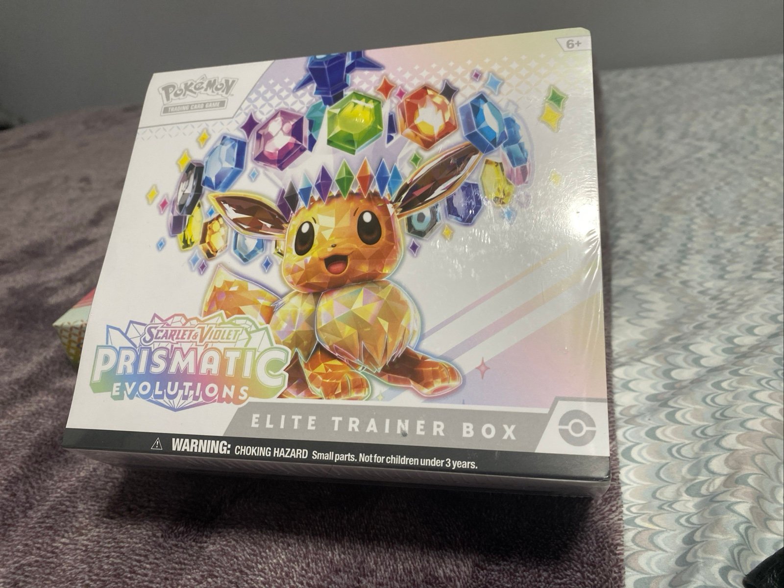 Pokemon etb booster box, prismatic evolution scarlet and violet