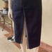 BCBG MAXAZRIA Necole Blocked Blue Denim Suit Skirt and top