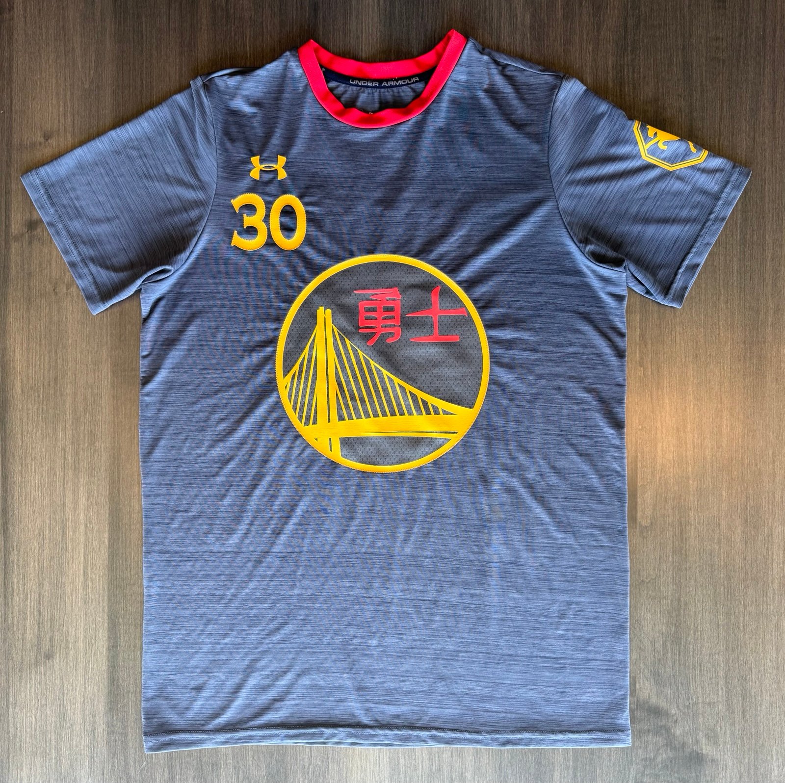 Steph Curry UA Chinese New Year Embroidered Shirt Jersey