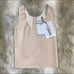 A.W.A.K.E. MODE Faux Learhet Tank Top Like Top Nude, Size 38