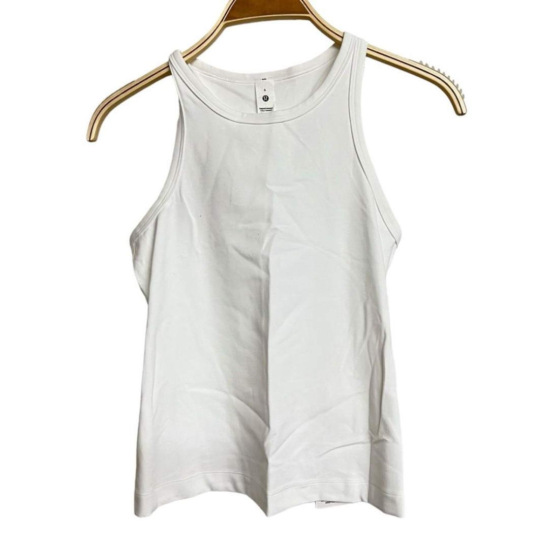 New Lululemon Align Waist Length Racerback Tank Top in White