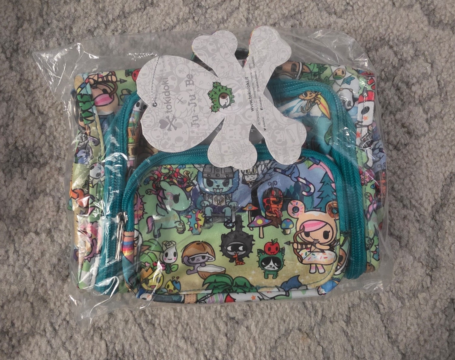 Ju-Ju-Be tokidoki fantasy paradise mini BFF convertible purse bag