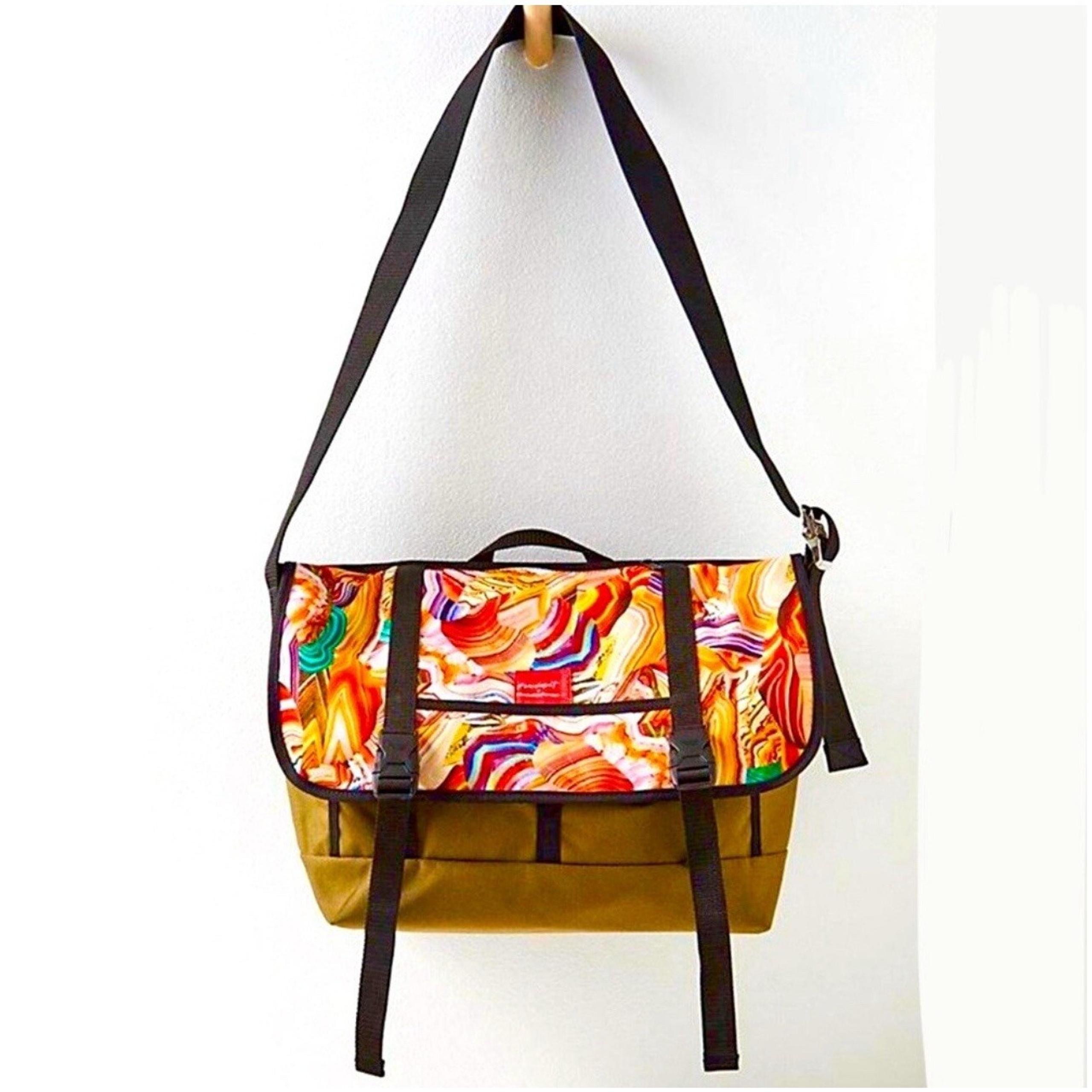 Free People FP Movement x  Manhattan Portage Kaleidoscope Messenger Work Bag