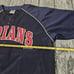 Vintage Cleveland Indians STITCHED Baseball Jersey Mens Large Dynasty Wahoo