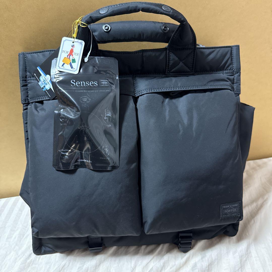 PORTER Senses Shoulder Bag Black